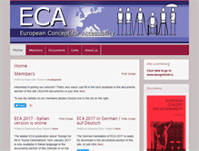 Tablet Screenshot of eca.lu
