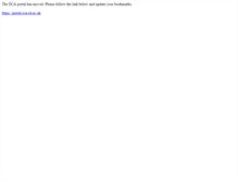 Tablet Screenshot of portal.eca.ac.uk