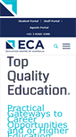 Mobile Screenshot of eca.edu.au