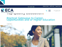 Tablet Screenshot of eca.edu.au